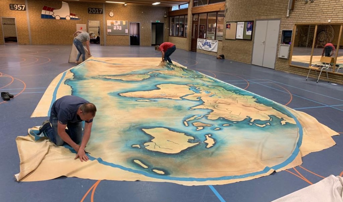 De werkgroep is bezig met de laatste loodjes voor de Kerstshow van 2019