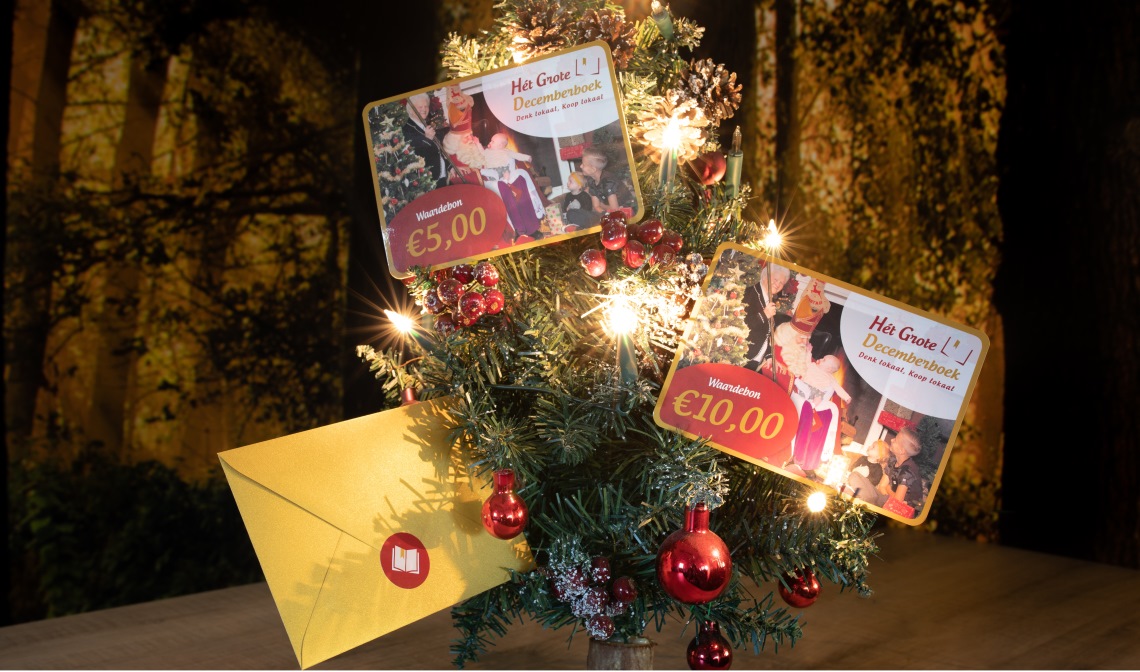 Op zoek naar een leuk cadeau? Geef een cadeaubon van Hét Grote Decemberboek!