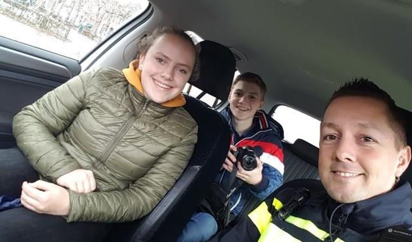 Archieffoto: MooiLaarbeekTeenz op pad met jeugdagent Niels