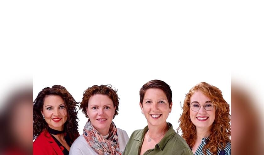 Vlnr: Tanja van de Ven, Harriëtte van Delden, Nicole Verhoeven en Veerle van Schaijk | Fotonummer: d8c75c