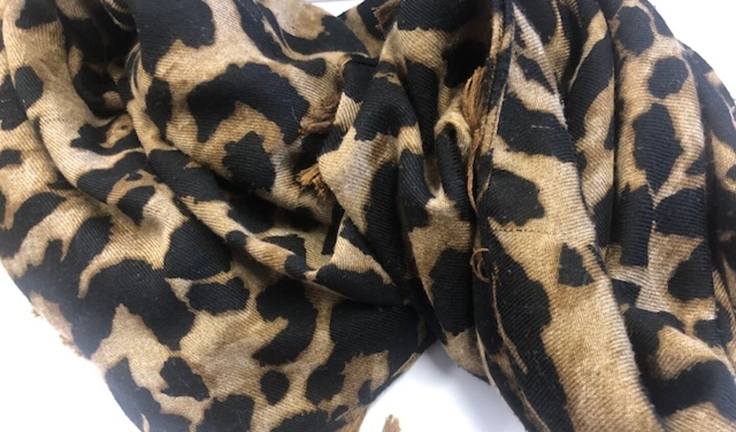 Sjaal met panterprint