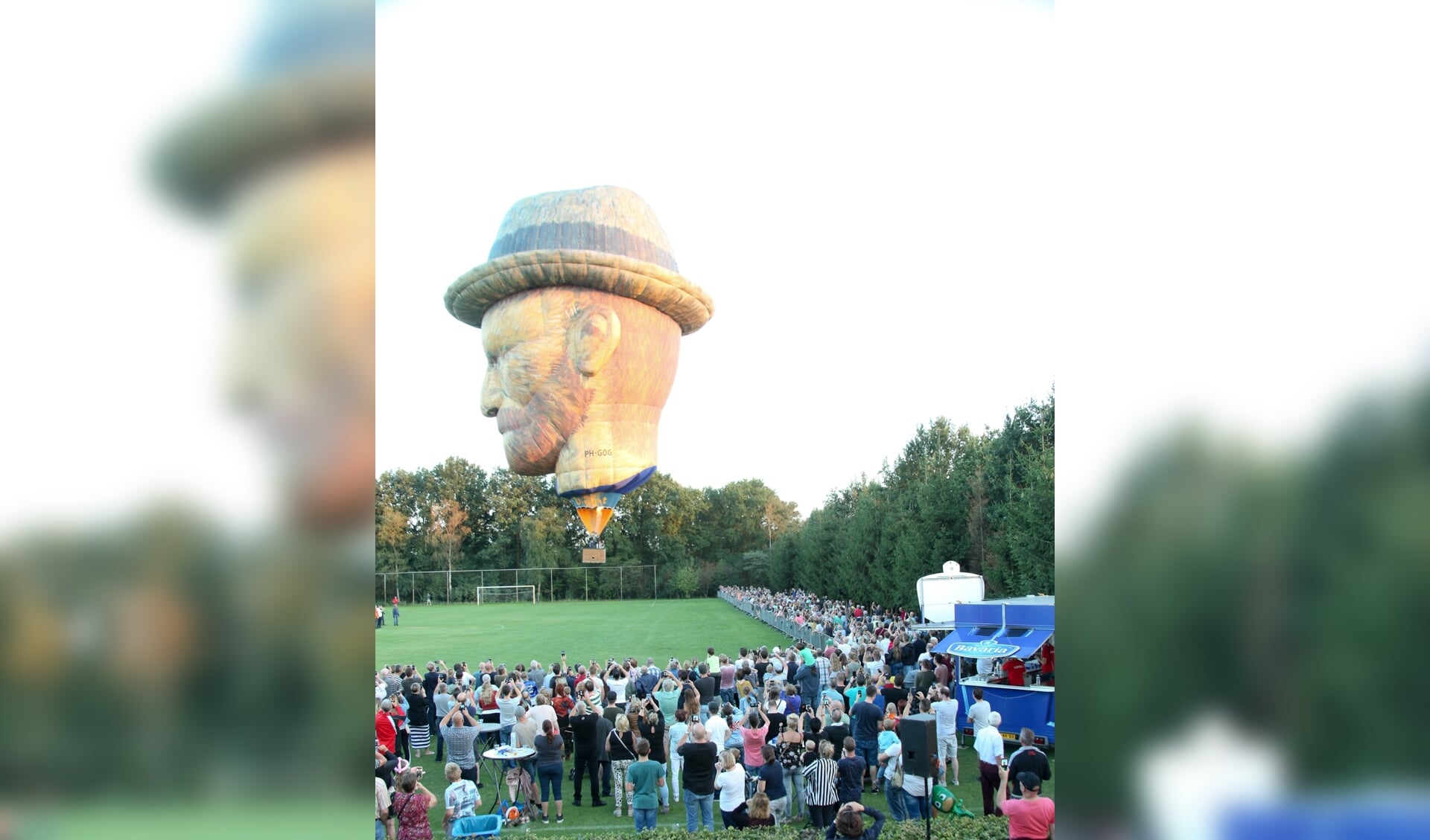 De Vincent van Gogh-ballon zal op 31 augustus opnieuw te zien zijn in Gemert