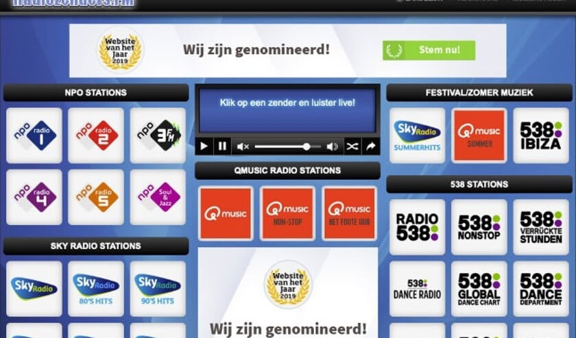 De website Radiozenders.FM van Nick en Sander | Fotonummer: b91b1e