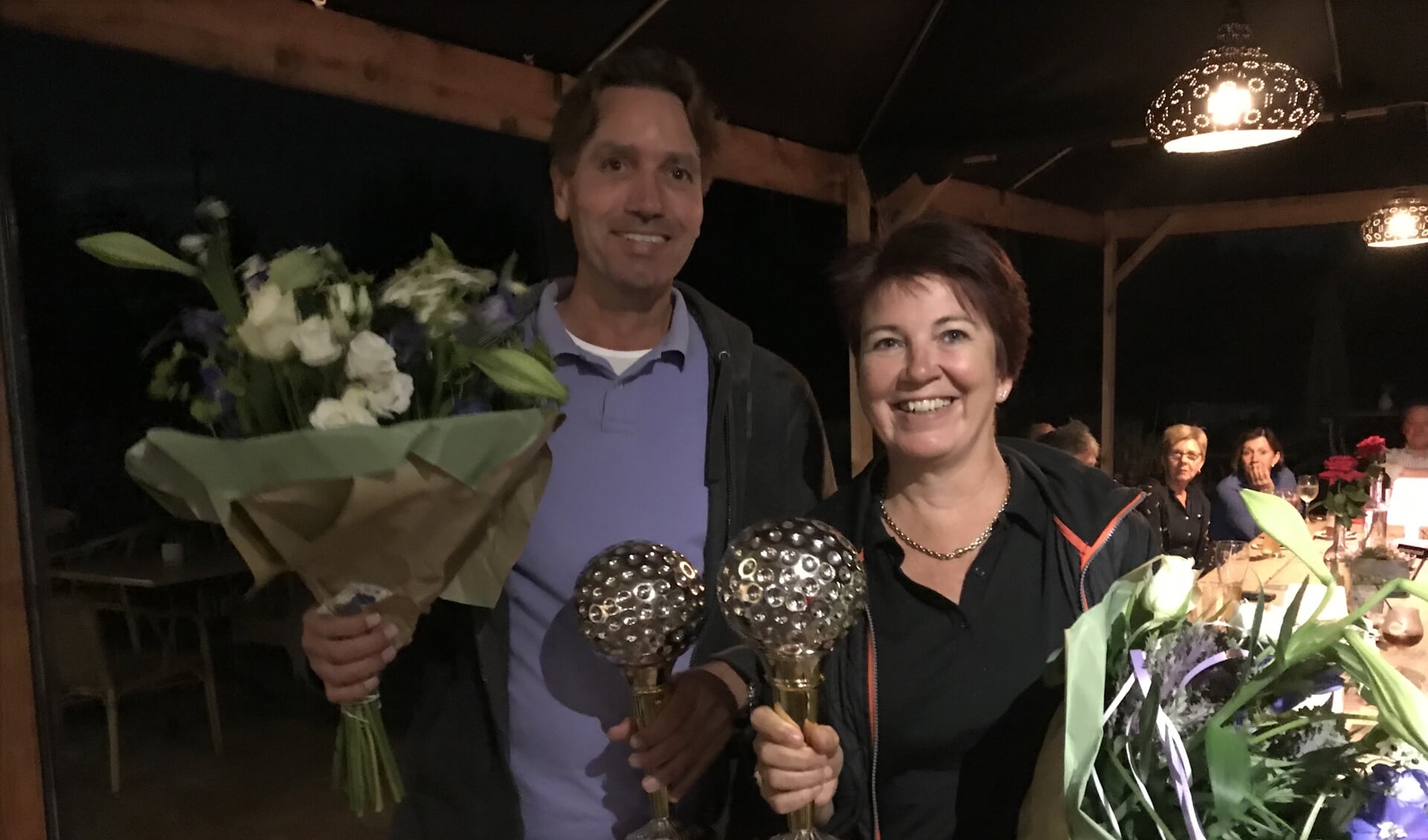 Clubkampioenen Stijn van Duppen en Mayke Luytelaar