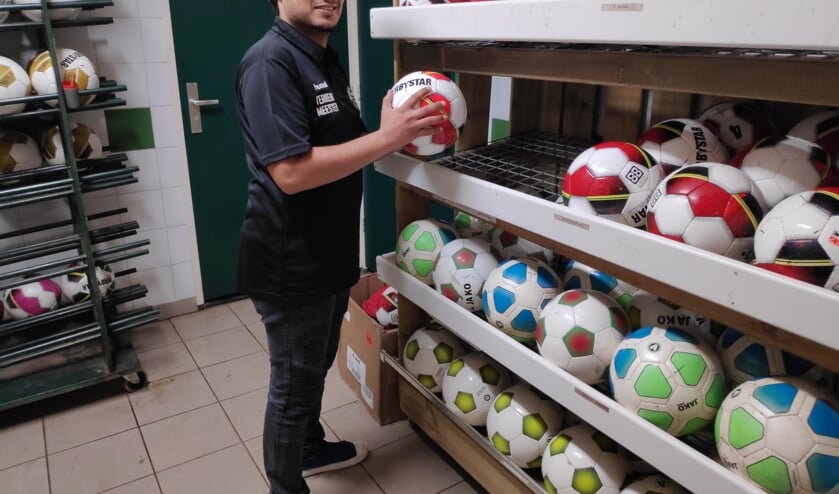 Abdulwahab Hasan, actief als terreinmeester bij Sparta'25 | Fotonummer: 635309