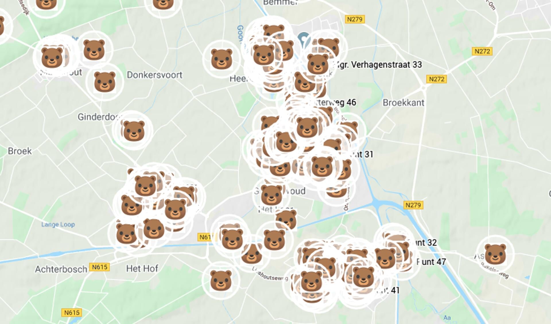 Al meer dan 200 beren zijn er aangemeld in Laarbeek