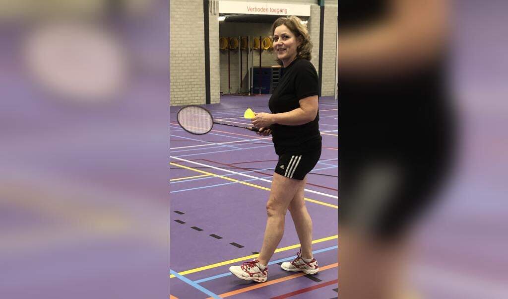 Diony Janssen staat ook te popelen om weer te kunnen badmintonnen