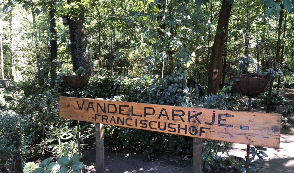 Het 'Wandelparkje Franciscushof' is dankzij véél vrijwilligerswerk méér dan een bezoekje waard