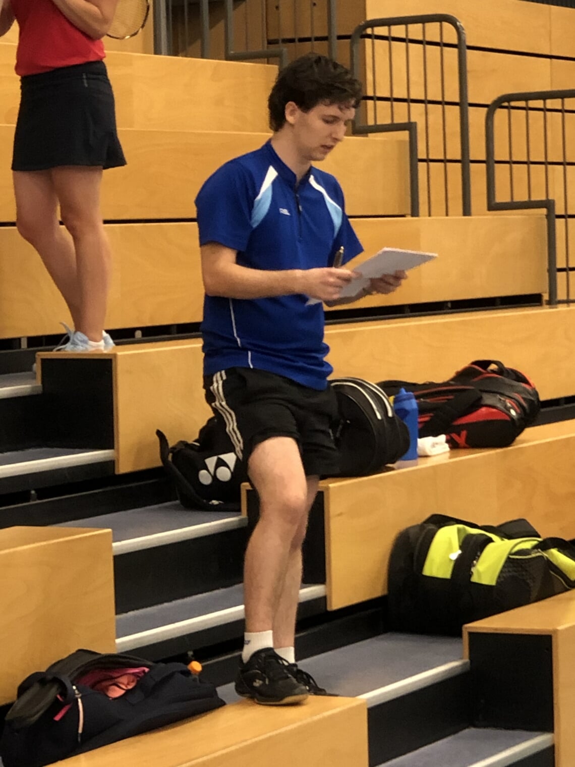 Erwin Boudewijns (HBB), organisator Zomerbadminton
