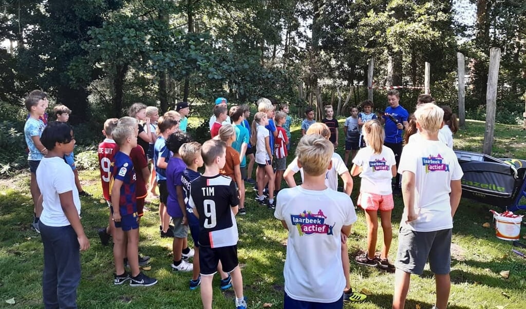 In de zomervakantie organiseerde Junior Laarbeek Actief een zeskamp en een lasergame