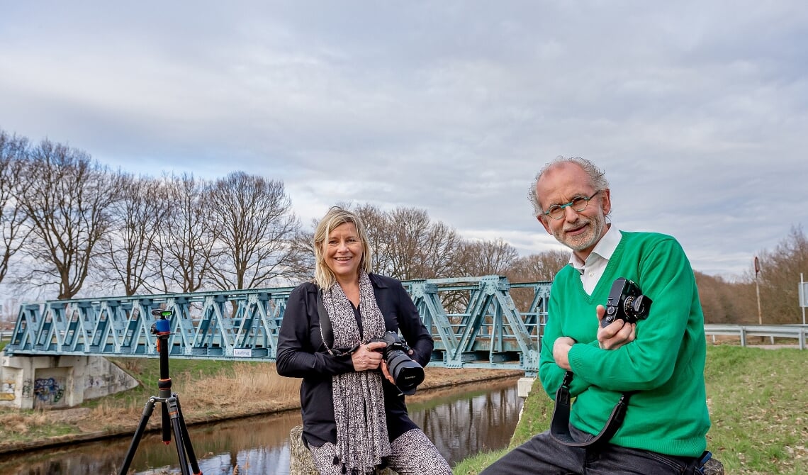 Juryleden van Het Perfecte Plaatje Laarbeek: beroepsfotografen Liesbeth van Boxtel en Joost Duppen