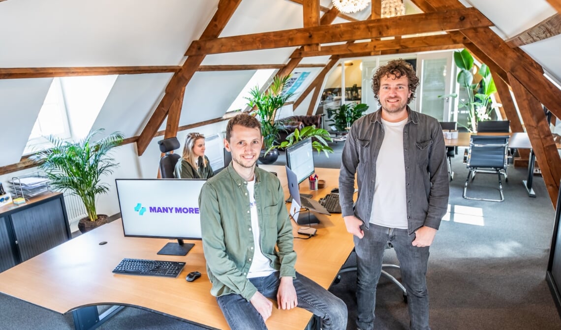 <p>Karel van Deurzen (l) en Jimmy van der Leemputten (r)</p>