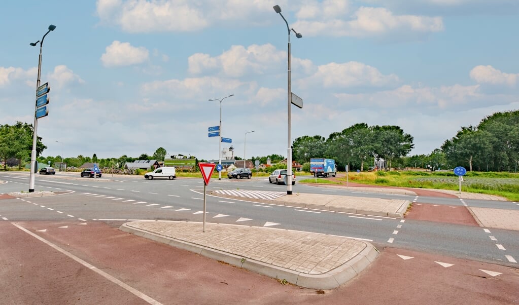 De kruising N615 / Deense Hoek in Lieshout, deze wil de gemeente veiliger gaan maken.