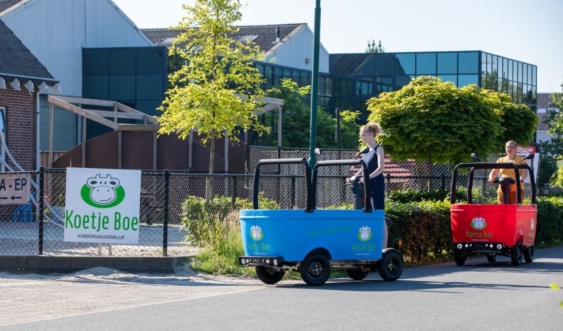 De BSO Bus van Kinderdagverblijf Koetje Boe