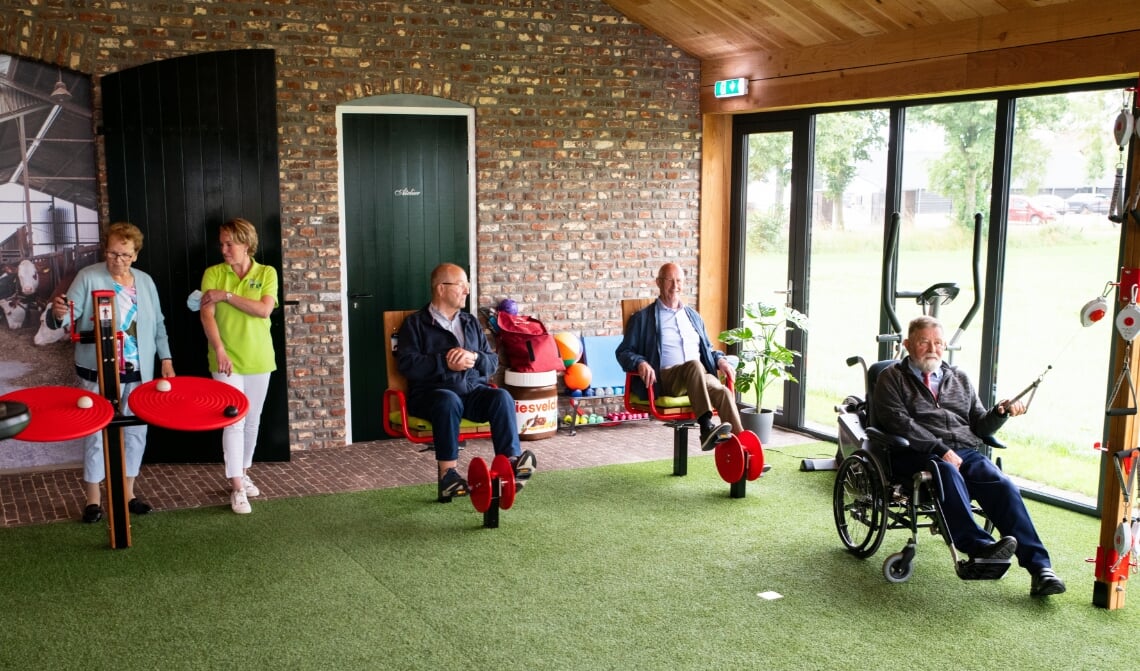 De nieuwe beweegtuin van zorgboerderij Liesvelden.