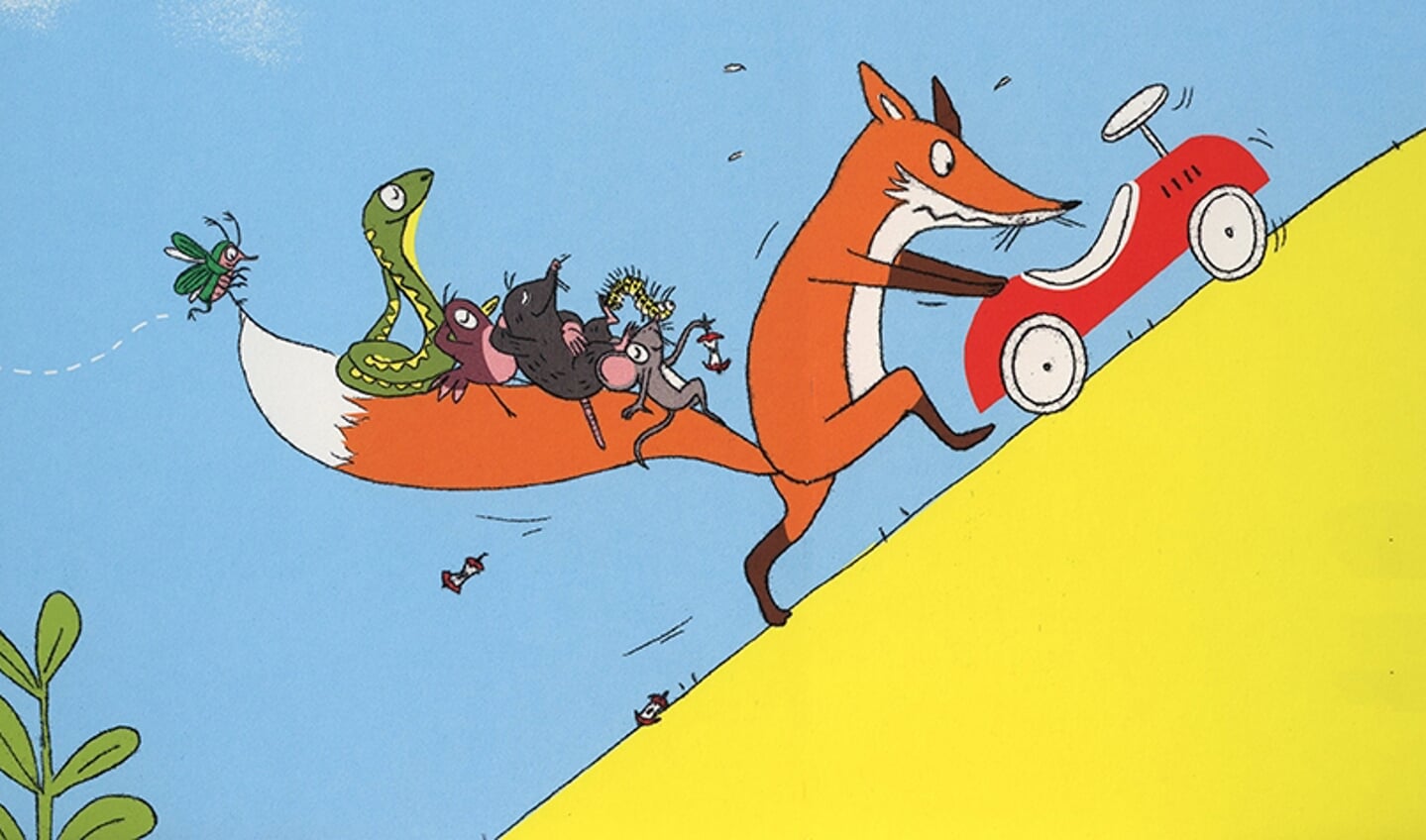 Vos gaat een stukje rijden.