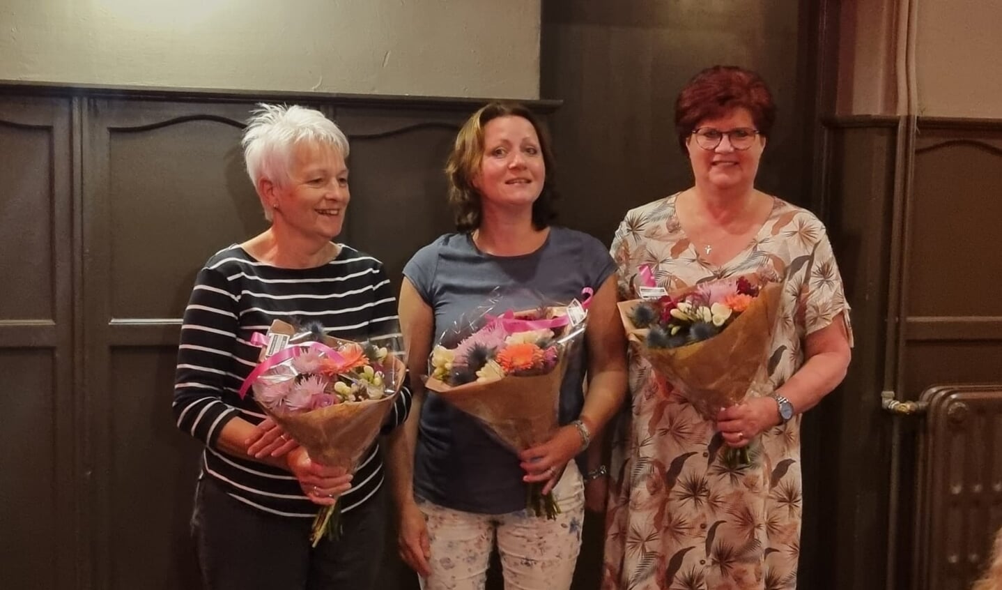 Afgelopen jaar zijn Annet Haverkort, Marjolein Kluijtmans en Karin Schepens in het zonnetje gezet vanwege hun 12.5 jarig jubileum bij Zingiz.