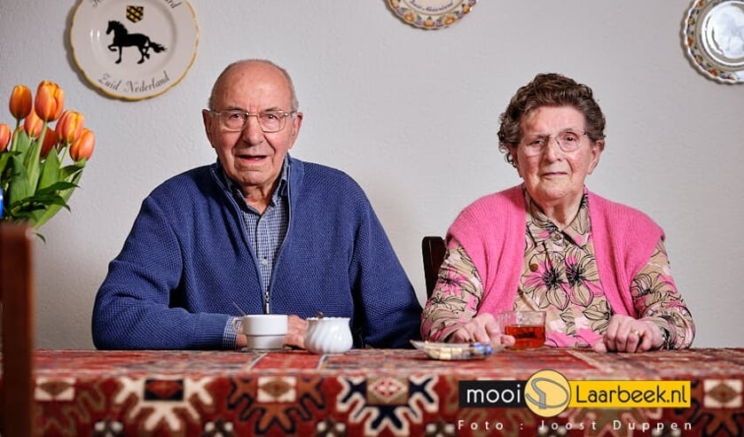 Piet en Riek van Hoof 60 jaar getrouwd.