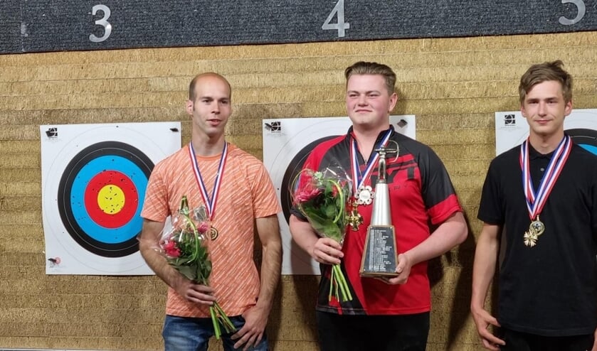 Marijn Peters, Damian Vaes en Dylan van Berkum