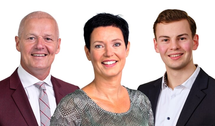 Joan Briels, Monika Slaets en Ron van den Berkmortel zijn de komende vier jaar wethouder in Laarbeek.