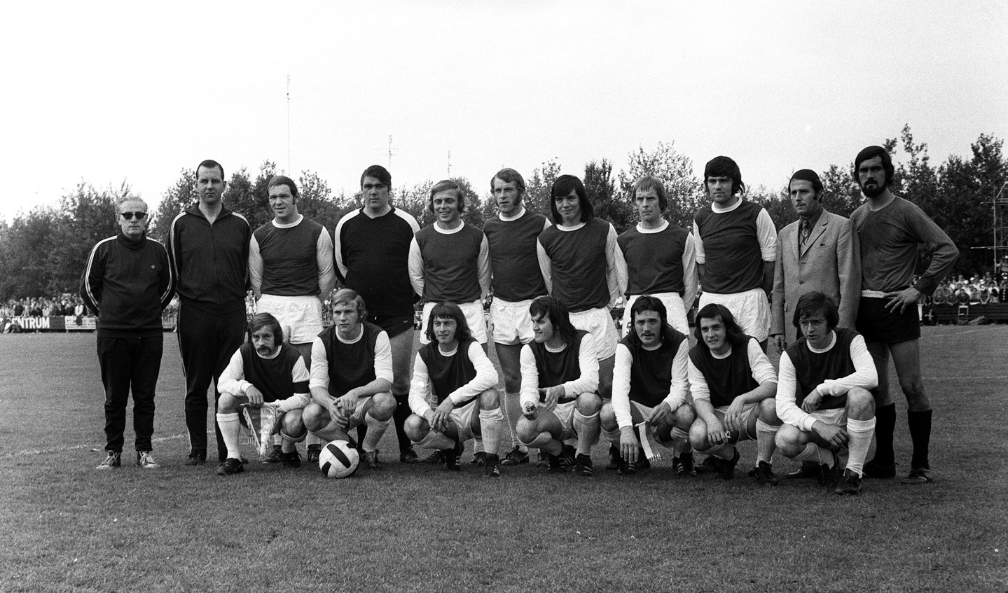 Het team van Sparta'25 dat in 1972 kampioen van Nederland werd