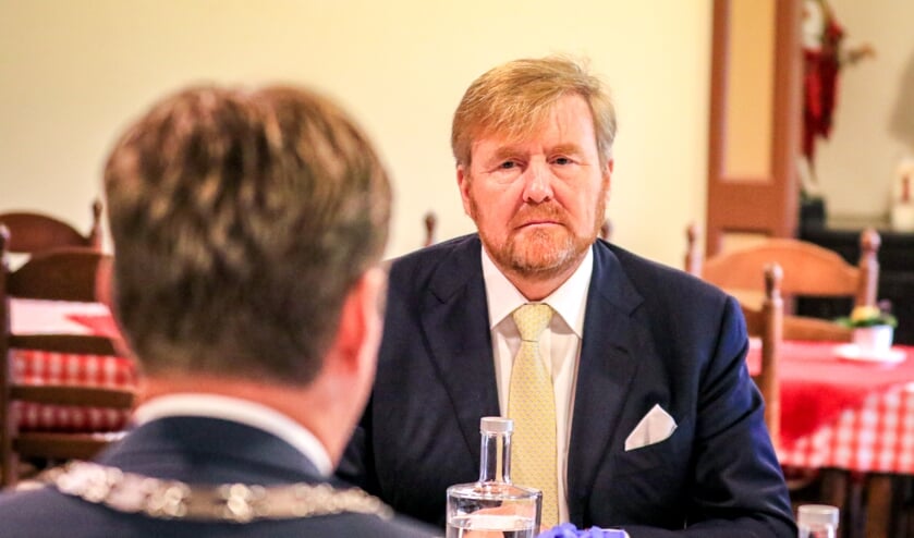 Bezoek koning en koningin.