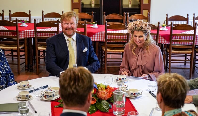 Bezoek koning en koningin.
