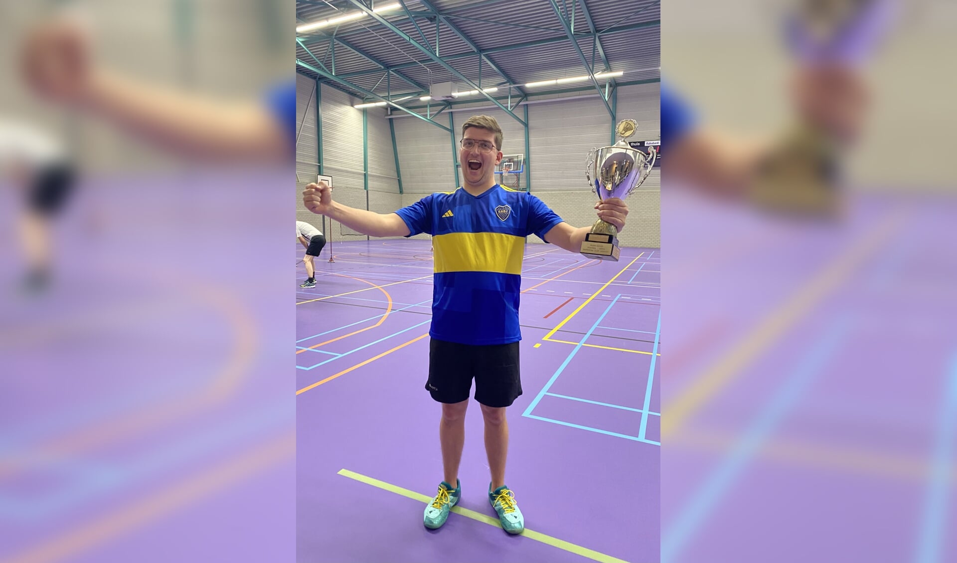 Wouter van Vijfeijken is de nieuwe 'Clubkampioen Single 2024' bij de senioren van Badminton Club Lieshout