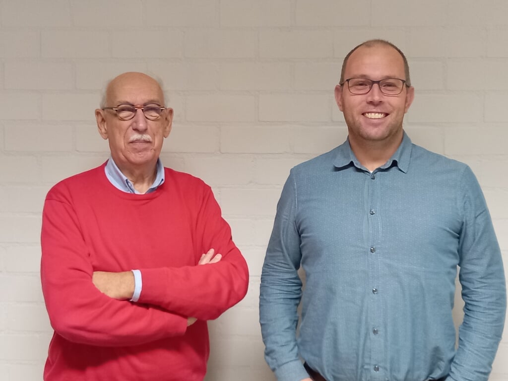 Ton Sonneveldt (links) en Jordy Brouwers, de beoogde nieuwe voorzitter van ABL.