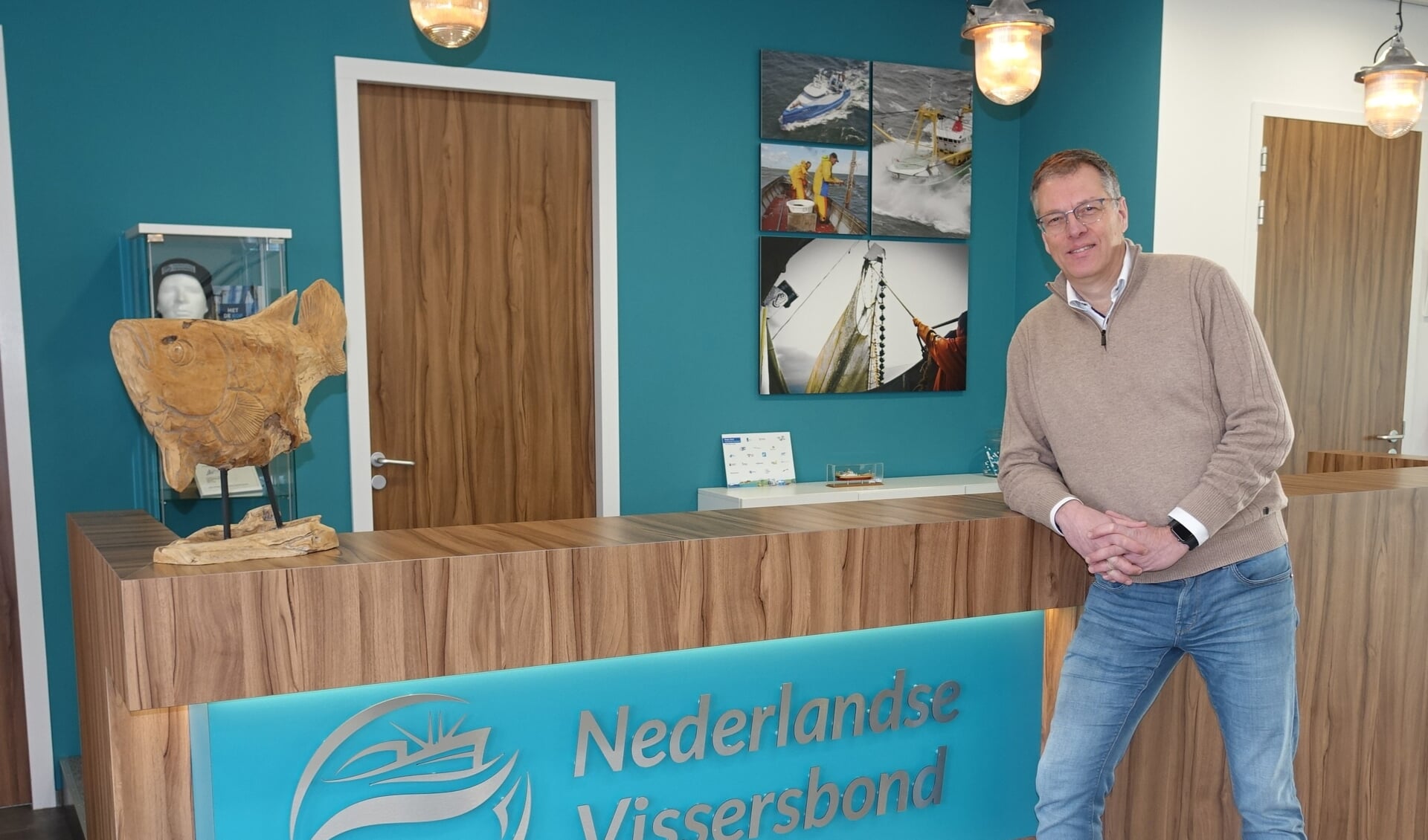 H Vandaag is de laatste werkdag van Derk Jan Berends bij de Nederlandse Vissersbond. ,,De visserij heeft een vaste plek in mijn hart gekregen.''