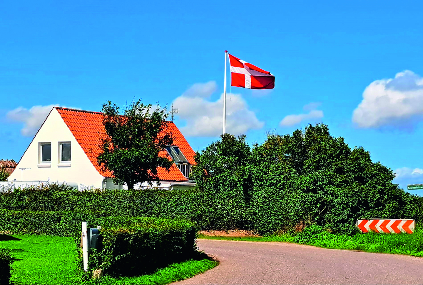 H Denemarken heeft voor de palingvisserij een sterfhuisconstructie opgetuigd.