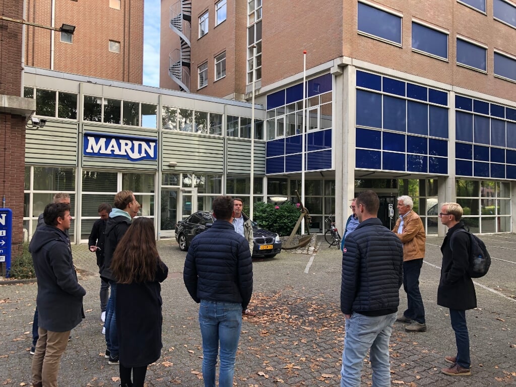 H Een bezoek aan het MARIN in Wageningen tijdens de cursusdagen in 2021.