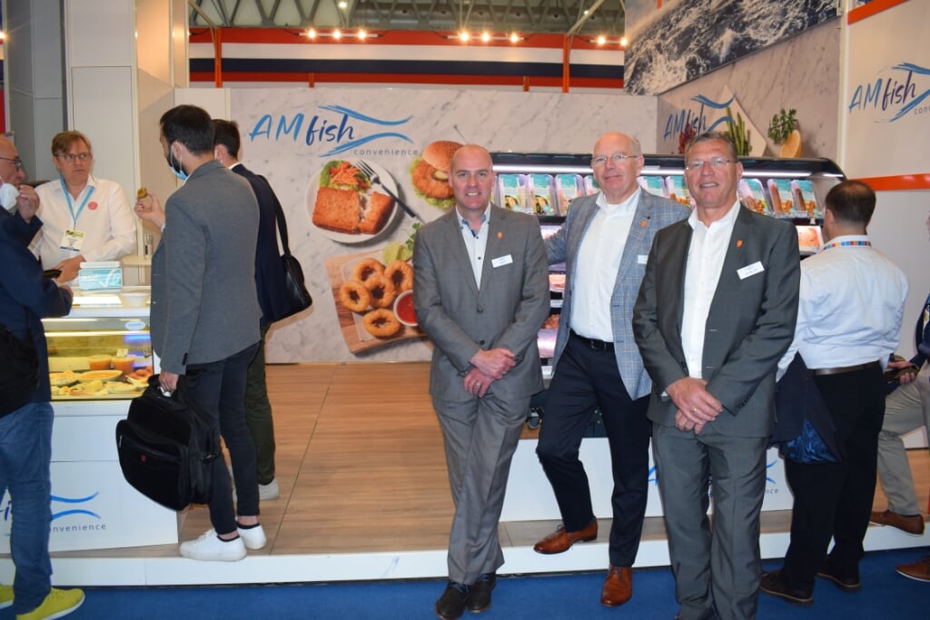 H Thimoty Zeegers, Frans Kegge en Jan Willem Sipma van AM Fish.