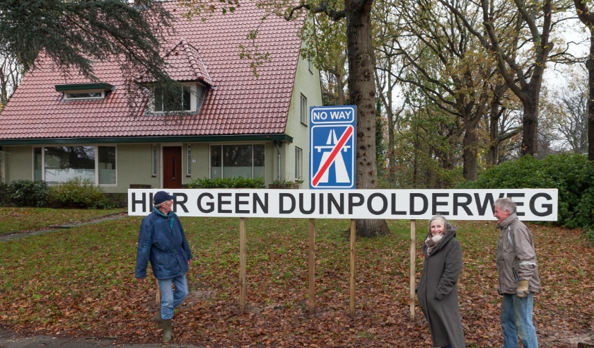 Het project Duinpolderweg kent - zoals elk project - ook tegenstanders in zowel Zuid- als Noord-Holland.