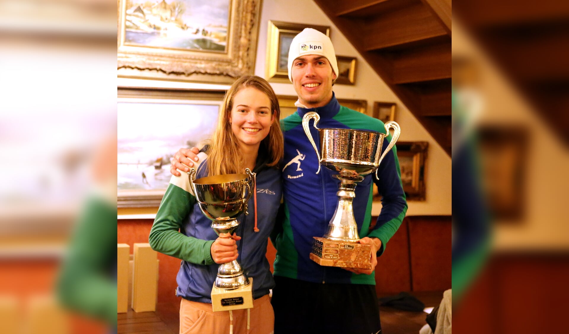 Anne Leltz en Kees Heemskerk zijn de WIJC-clubkampioenen. | Foto: pr.