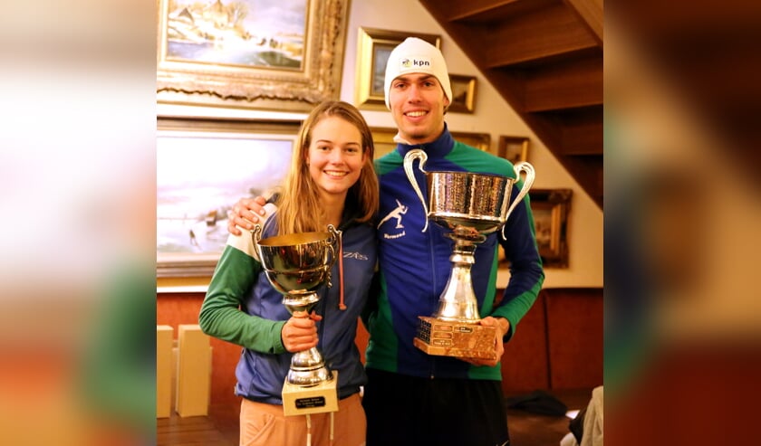 Anne Leltz en Kees Heemskerk zijn de WIJC-clubkampioenen. | Foto: pr.  