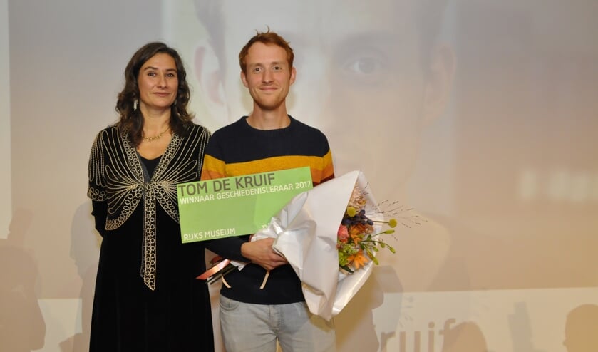 Juryvoorzitter Martine Gosselink heeft lovende woorden voor winnaar Tom de Kruif. | Foto: pr.  