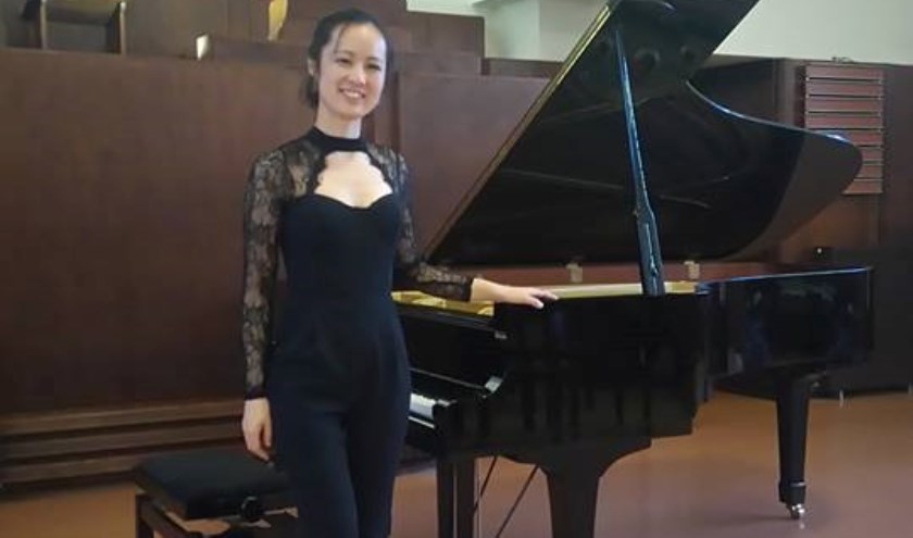 De Japanse pianiste Maya Anno bij de vleugel in De Paulus. | Foto PR