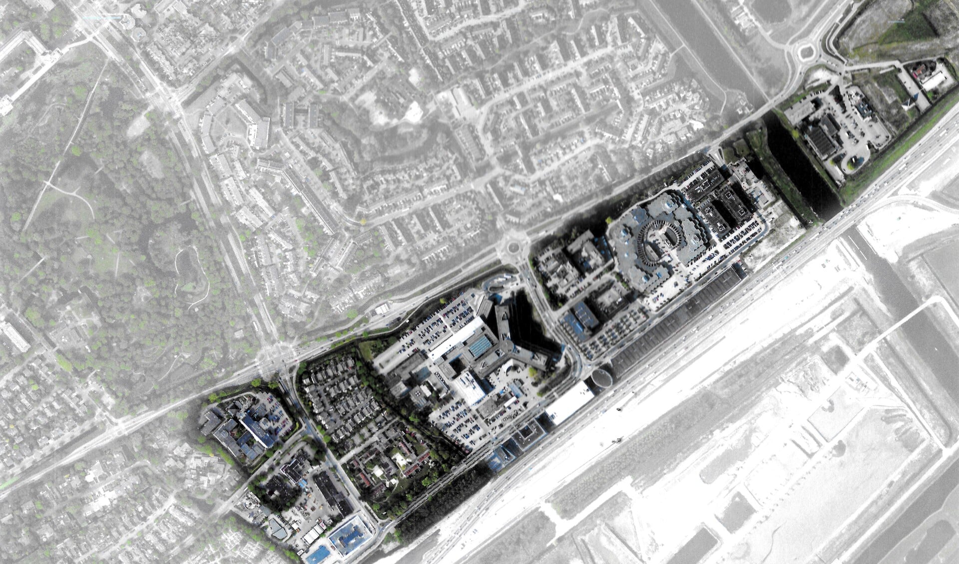 De A4-zone loopt vanaf de toekomstige Ikea-locatie tot aan het gemeentehuis.