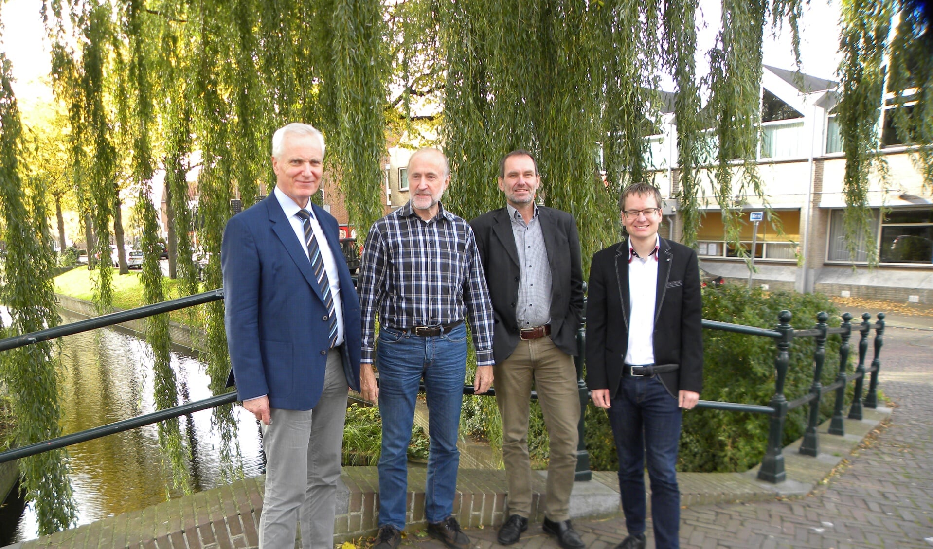 V.l.n.r.: Pieter Niemeijer, Peter Sarneel, Pieter van der Ende en Lennart Hoftijzer. | Foto: CvdS.