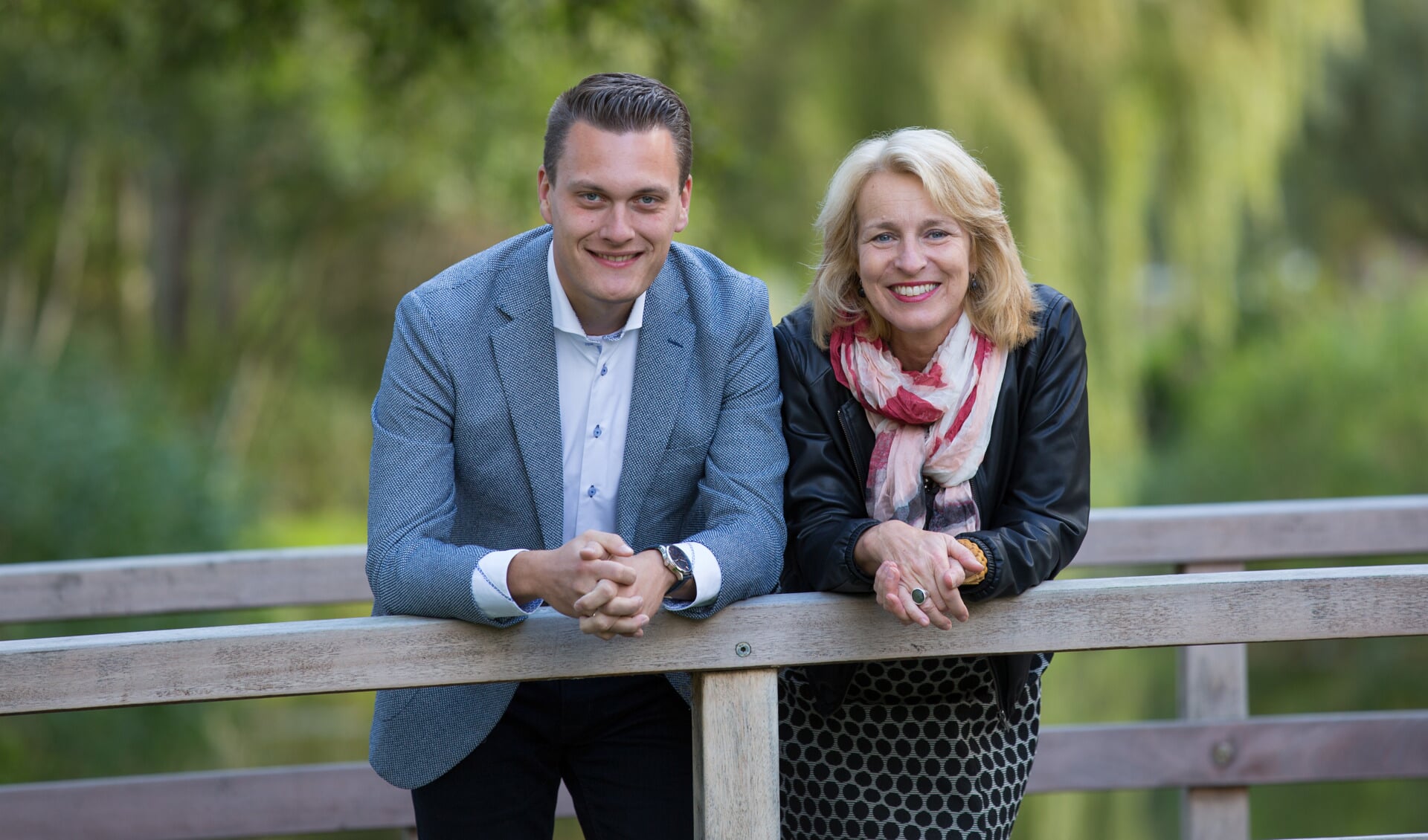 Adger van Helden met Irene van der Plas als zijn running mate. 