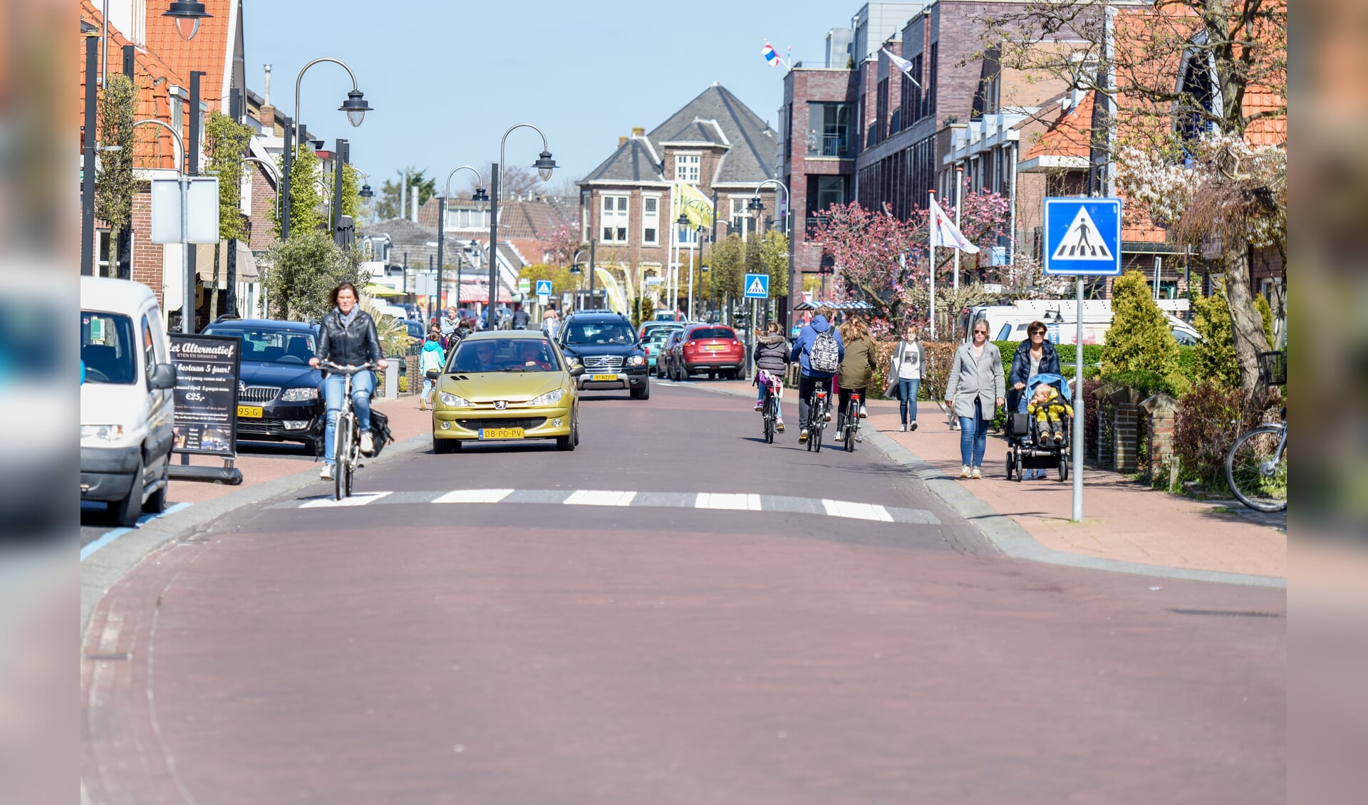 Een groot deel van de fietsers en automobilisten ervaart de Herenstraat als niet veilig. | Foto: pr.