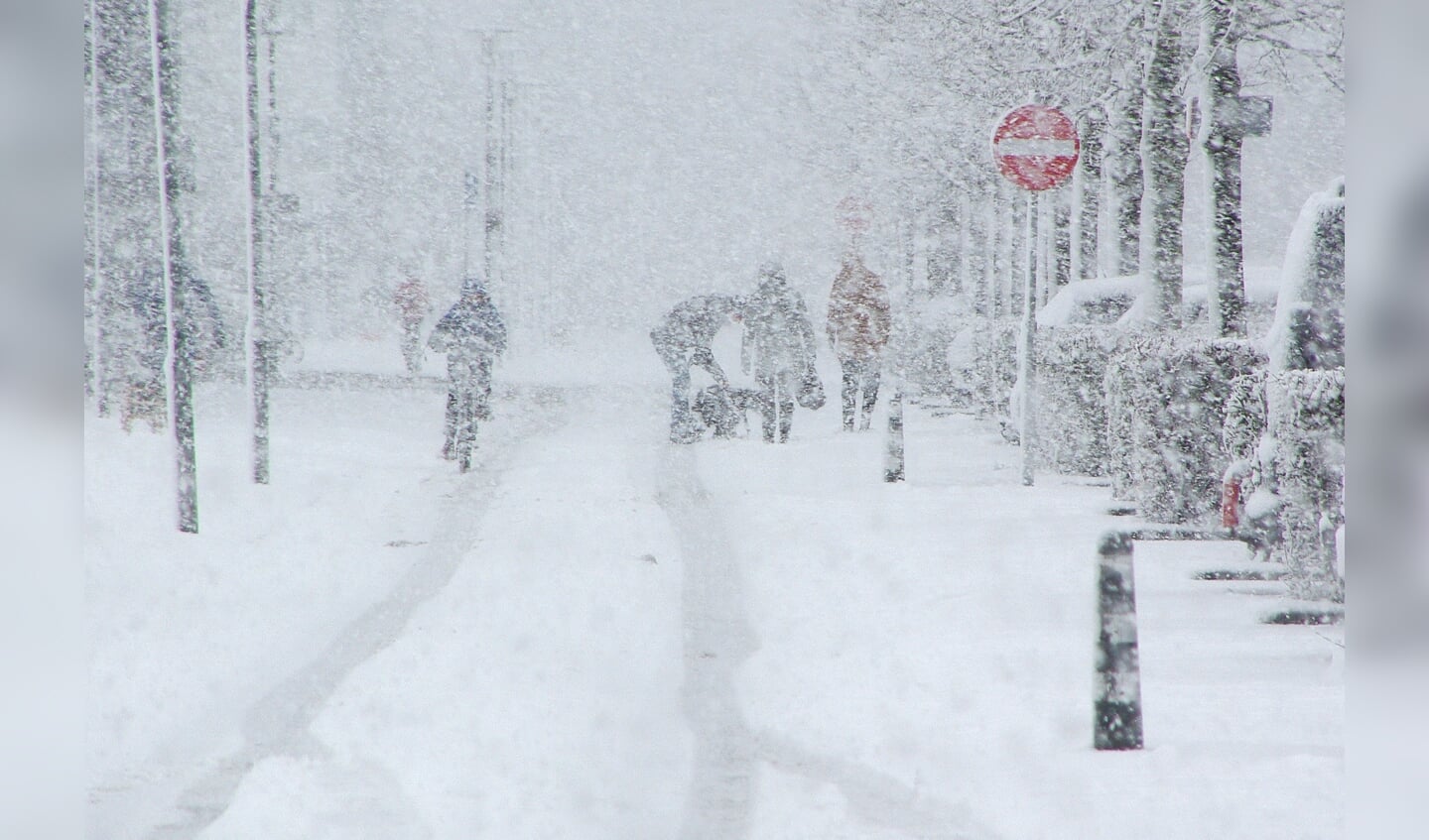 Winterse taferelen in Poelgeest. | Foto Willemien Timmers