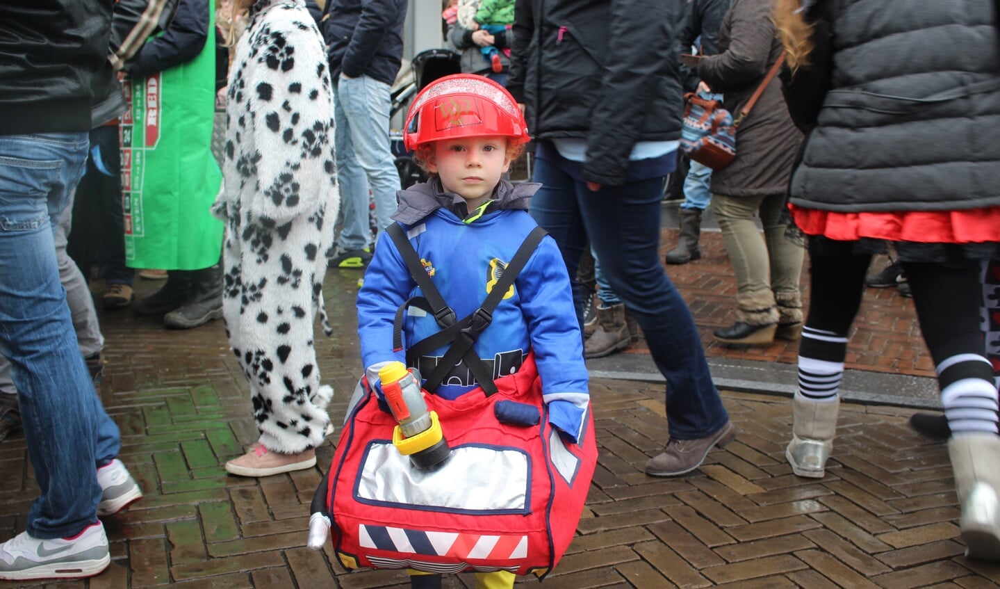 Een Hillegomse brandweerman in de dop.