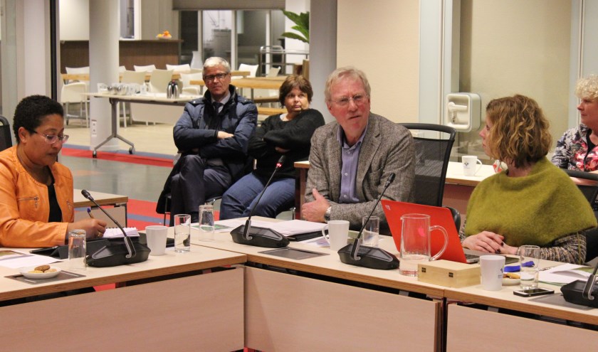 Woordvoerder André Mom kwam namens de bewoners inspreken en herhaalde voor de commissie nog maar eens de bezwaren. | Foto: Nico Kuyt