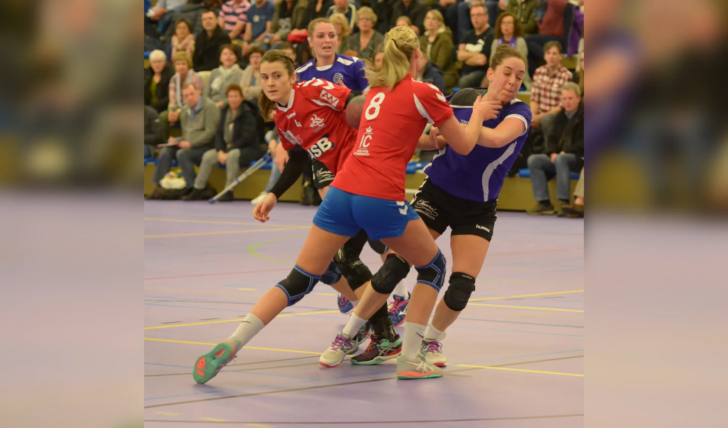 Ramona Vink in de aanval voor Foreholte. | Foto: pr.