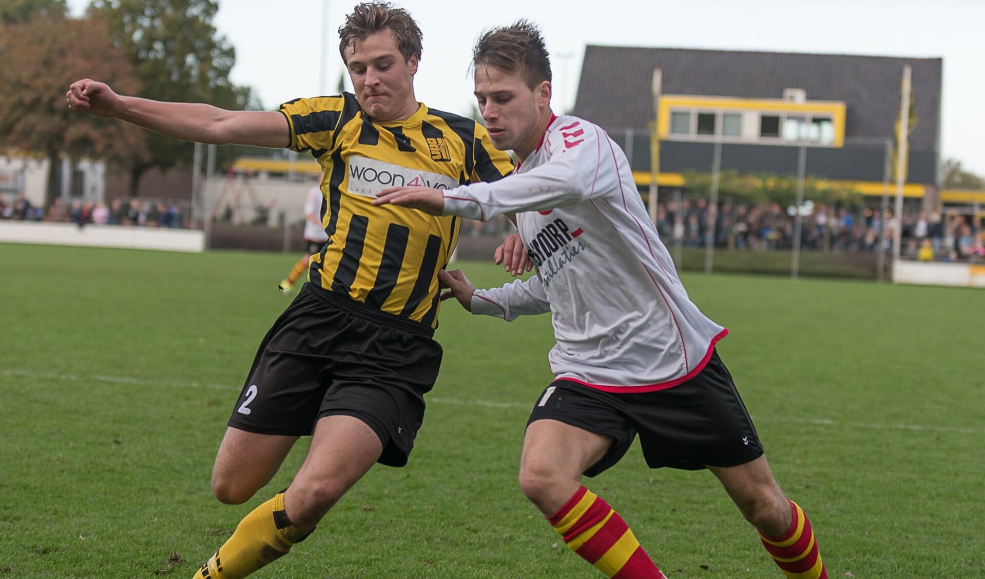 Komende zaterdag is er een vriendschappelijk wedstrijd tussen VV Oegstgeest en UDO. | Archieffoto Lichtenbeldfoto