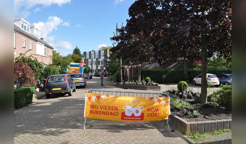 De Rozemarijnhof in Voorhout vierde al eerder Burendag. | Foto: pr.