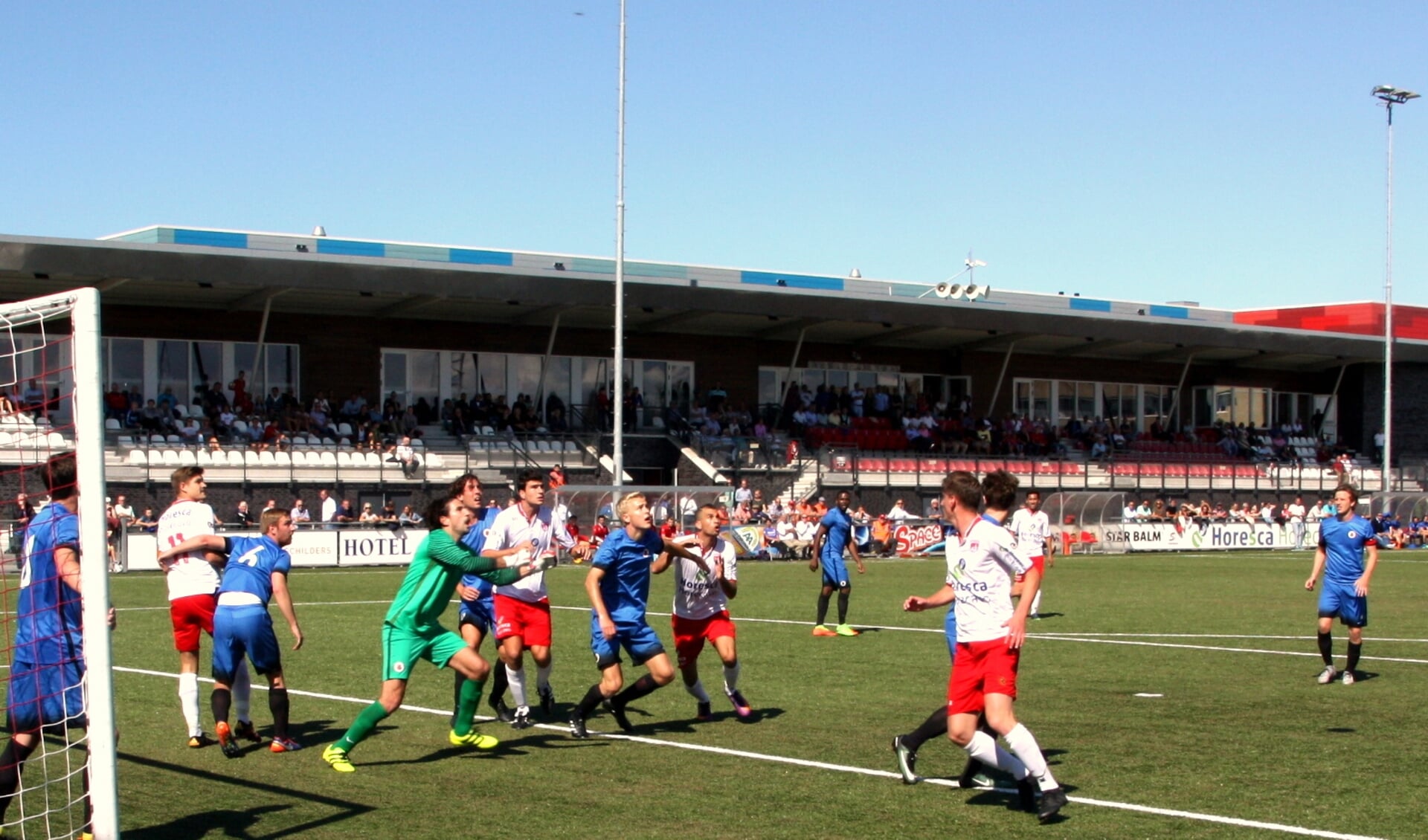 V.v. Noordwijk kon het doelsaldo afgelopen zaterdag stevig opkrikken met zes goals tegen Nootdorp. | Foto: WS