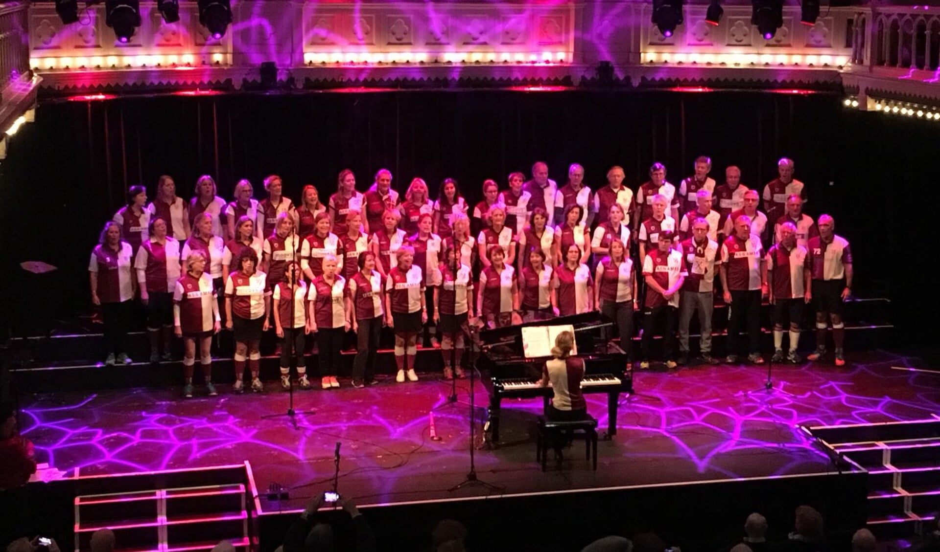 Het publiek gaf een staande ovatie voor het LOHC-koor. | Foto PR